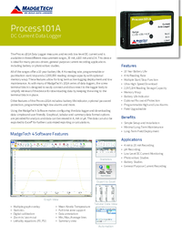 Thumbnail of document Data Sheet - Process101A DC Current Data Logger